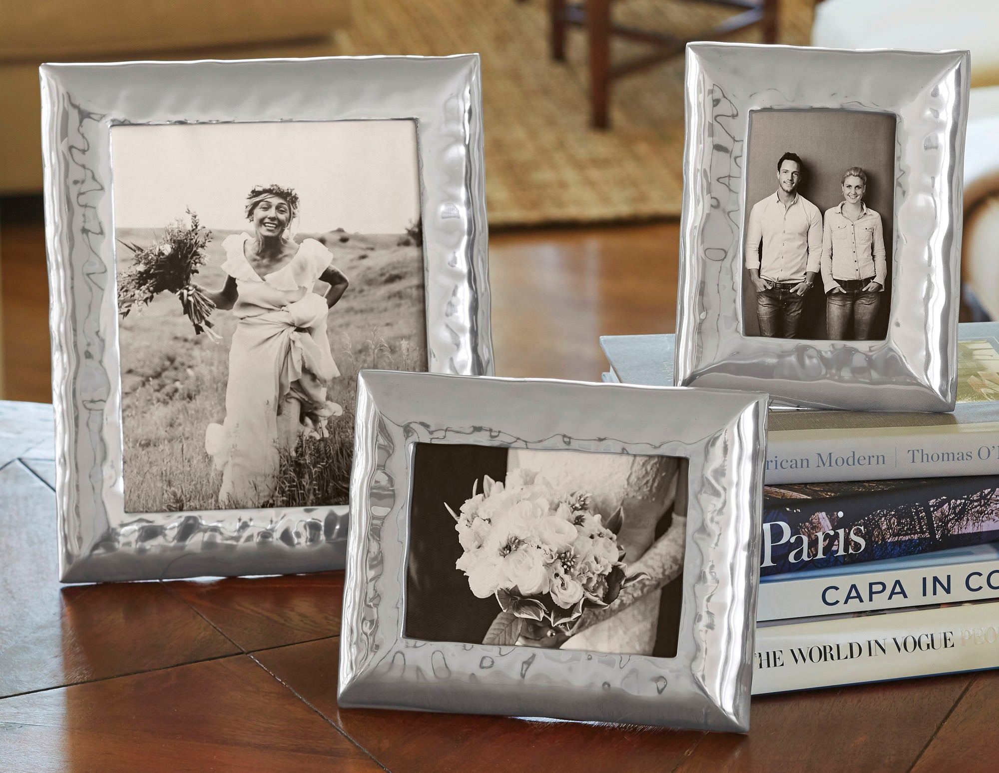 Pearled Engravable 4x6 Picture Frame