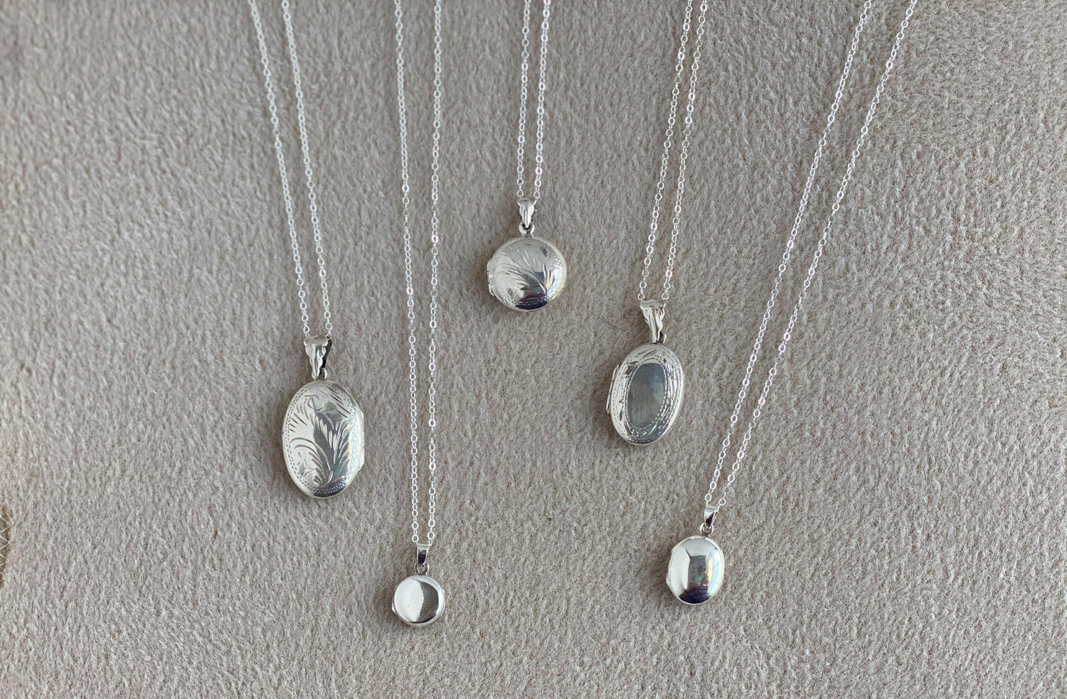 Sterling Silver Locket Jewelry Collection