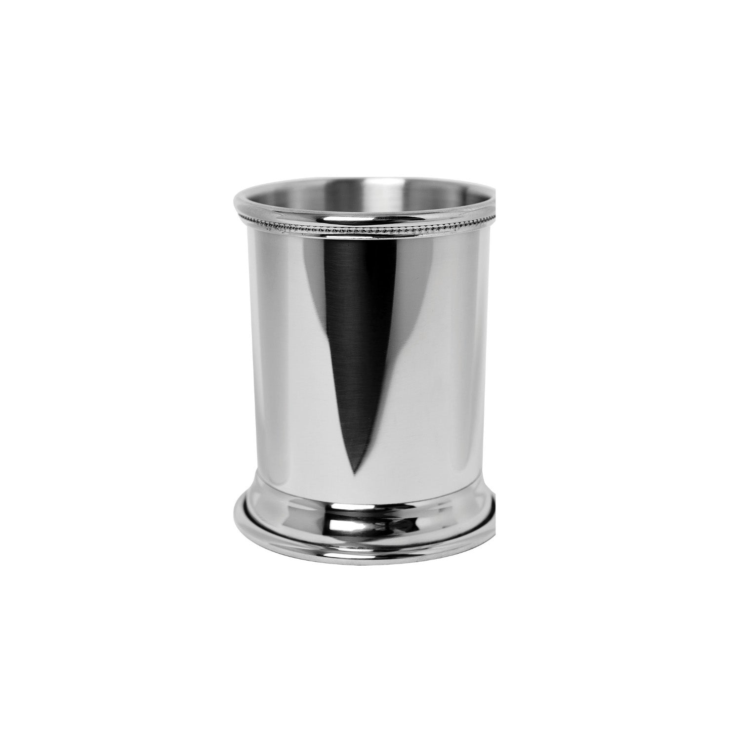 Silver Mint Julep Cup - Louisiana 12 oz - Templeton Silver